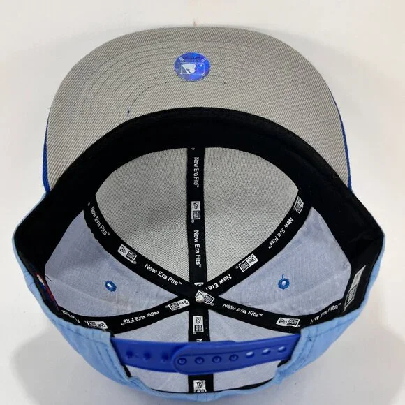 Vtg Cleveland Indians Snap Back Hat Blue New Era Darth Vader Star Wars Mens 90s